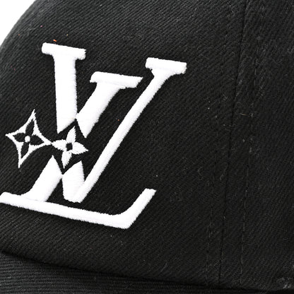 Louis Vuitton Cotton Monogram Embroidered LV Smash Cap L Black 10 of 11