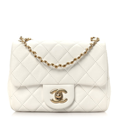 Chanel Lambskin Quilted Mini Pearl Crush Flap White 1 of 9