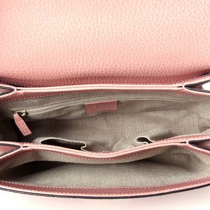 Gucci Dollar Calfskin Interlocking G Top Handle Shoulder Bag Soft Pink 5 of 9