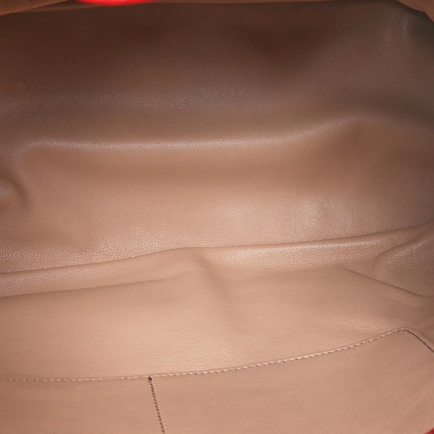 Ostrich Large Galleria Double Zip Tote Fuoco