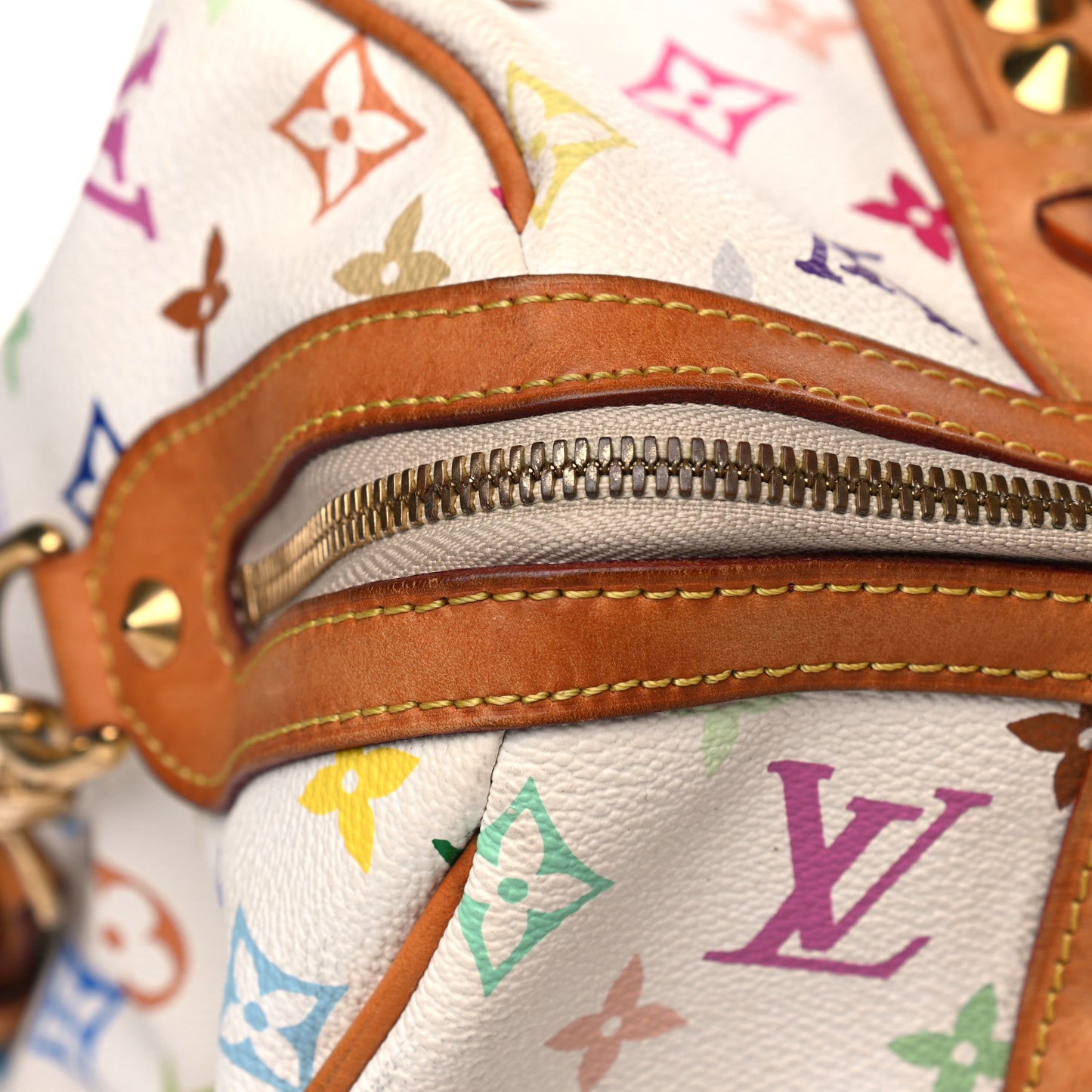 Monogram Multicolor Courtney MM White