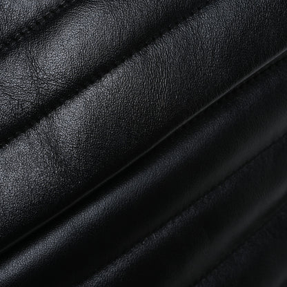 Saint Laurent Calfskin Y Quilted Monogram Loulou Document Holder Black 21 of 25