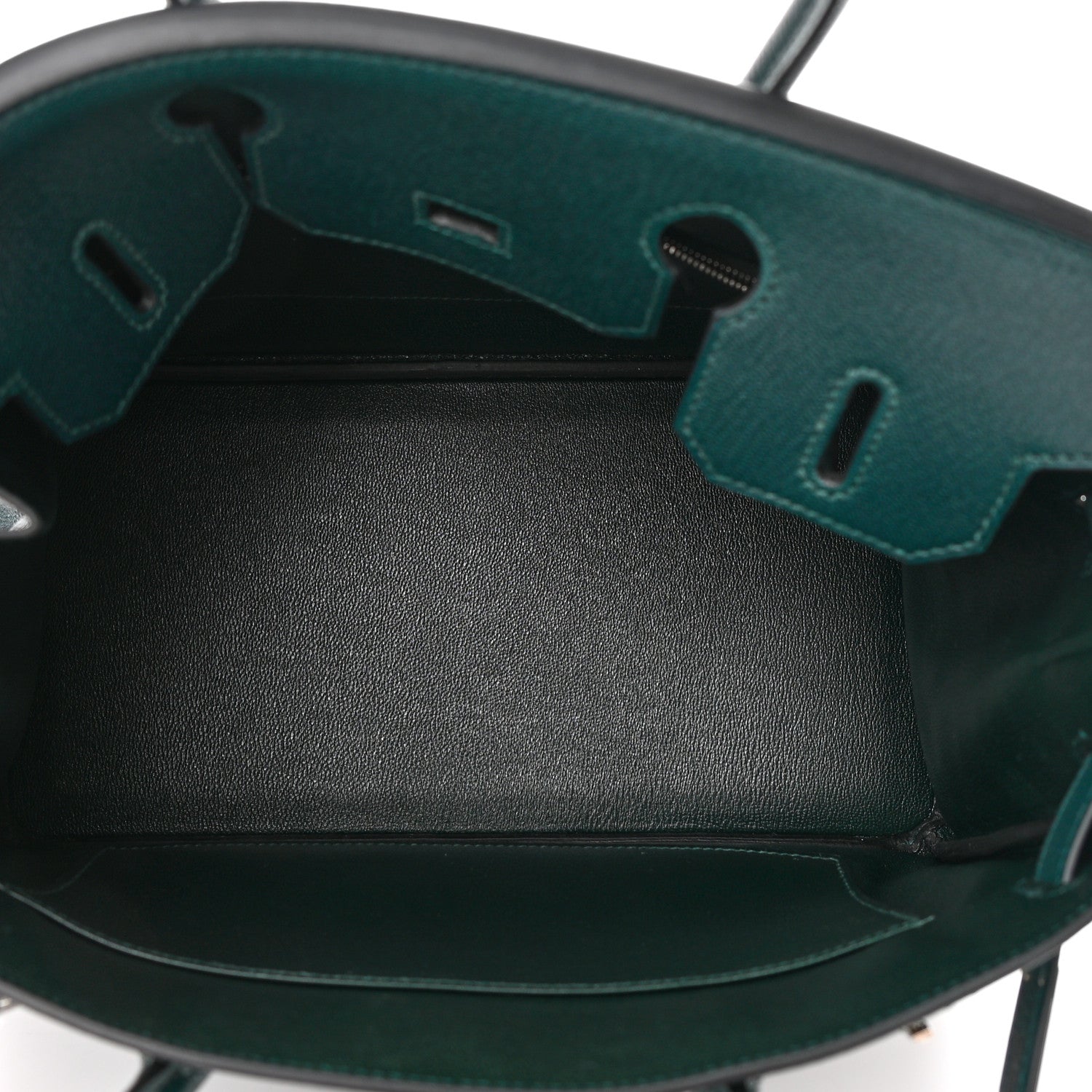 Hermes Chevre de Coromandel Birkin 30 Vert Cypress 5 of 12