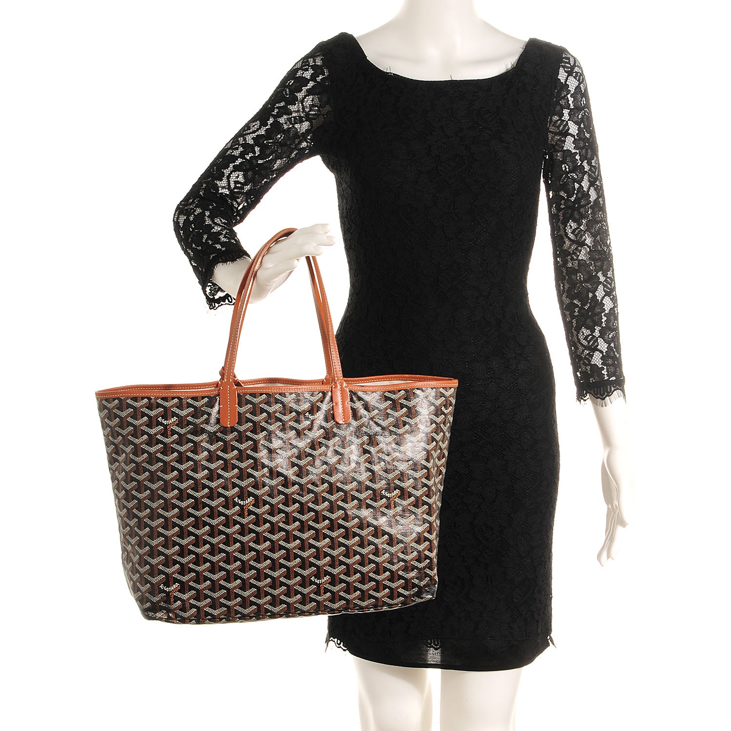 Goyard Goyardine Saint Louis PM Black Gold 2 of 8