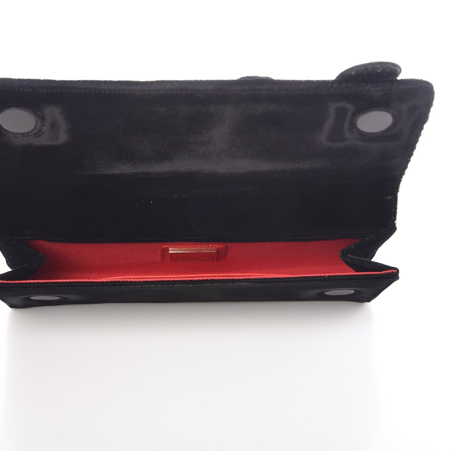 Velvet Strass Alice Clutch Black