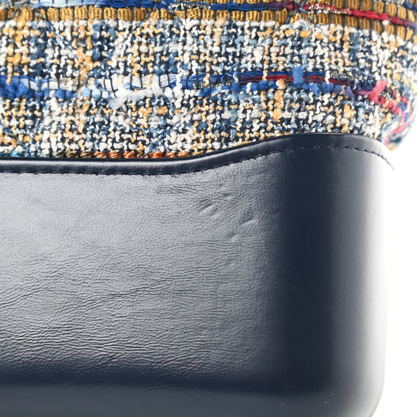 Tweed Calfskin Medium Gabrielle Hobo Blue
