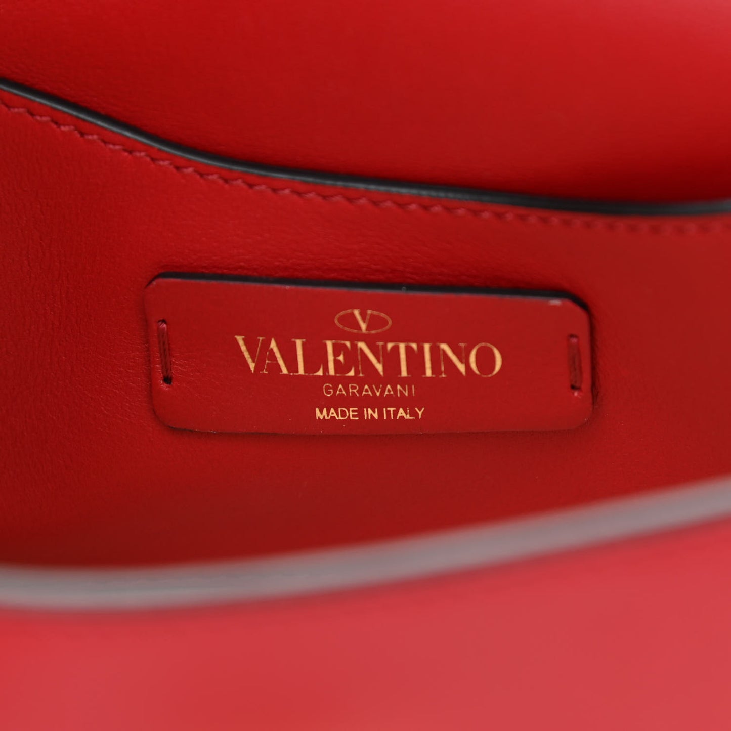 Vitello Mini Rockstud Crossbody Bag Rosso Valentino