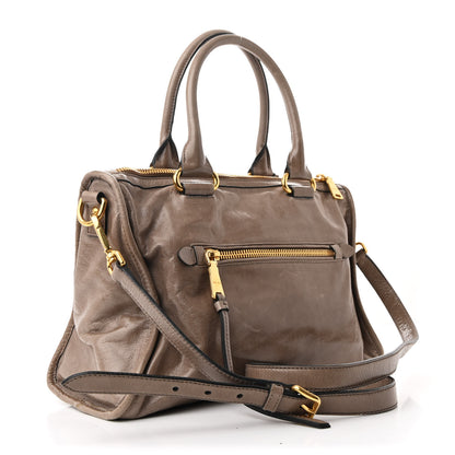 Miu Miu Vitello Shine Zip Tote Ginuco 3 of 13