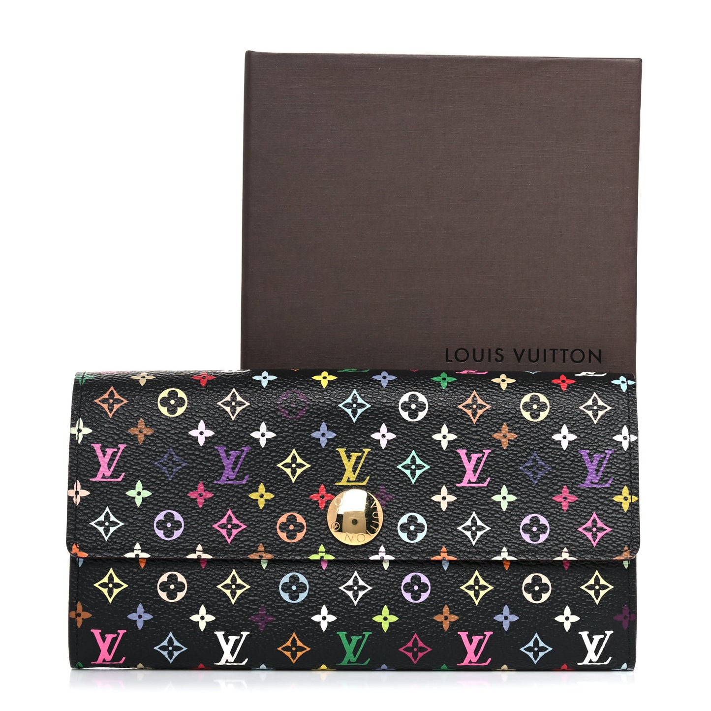 Monogram Multicolor Sarah Wallet Black Grenade