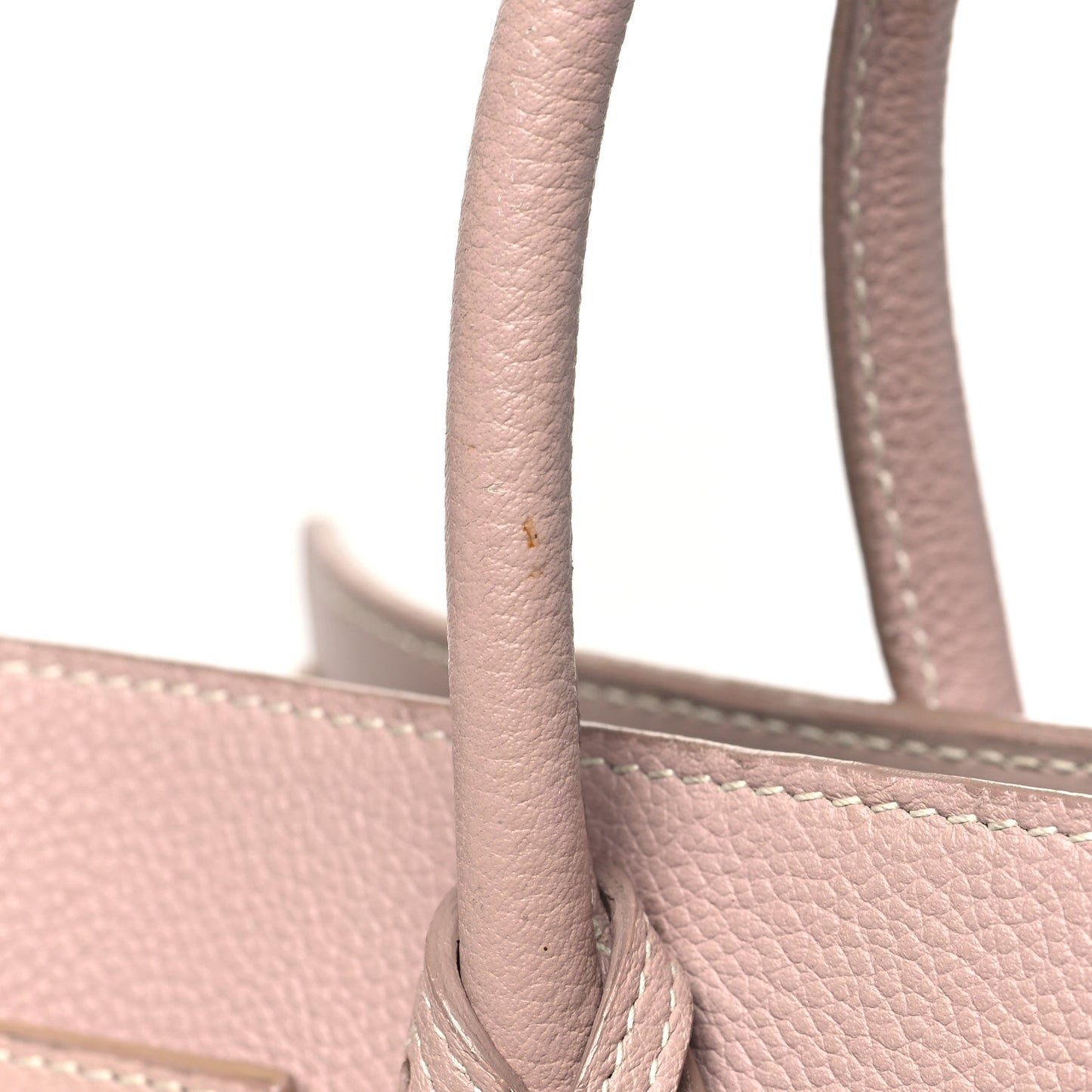 Grained Calfskin Baby Sac De Jour Souple Rose