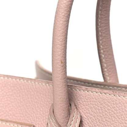 Saint Laurent Grained Calfskin Baby Sac De Jour Souple Rose 15 of 18
