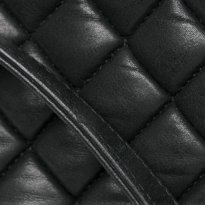 Chanel Iridescent Calfskin Quilted New Bubble North South Tote Dark Grey 8 of 9