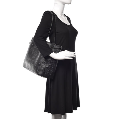 MCM Visetos Medium Project Reversible Shopper Tote Black 2 of 21