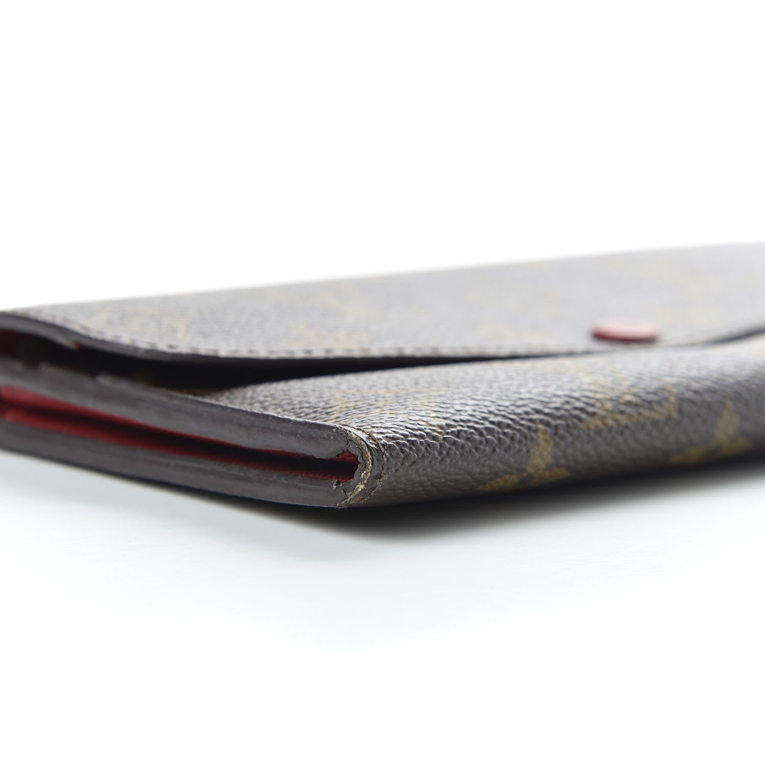 Louis Vuitton Monogram Emilie Wallet Red 7 of 9