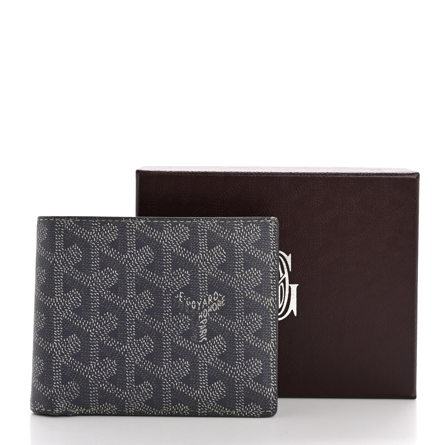 Goyard Goyardine Saint Florentin Bi-Fold Wallet Grey 1635021