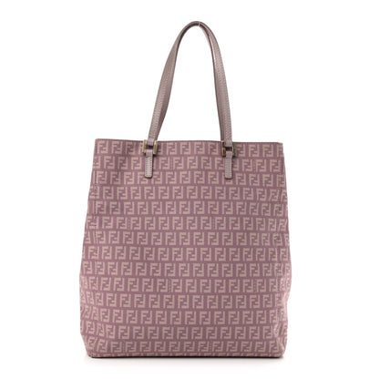 Fendi Zucchino Cuoio Shopping Tote Lilla 1 of 15