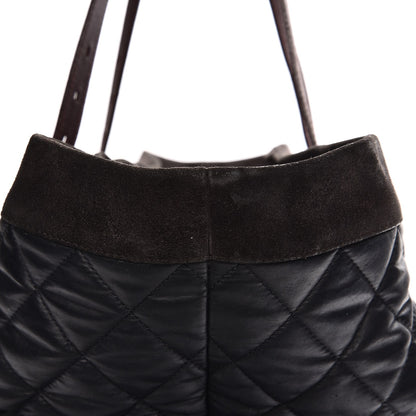 Chanel Coated Canvas Quilted Paris Edinburgh Tote 10 of 13