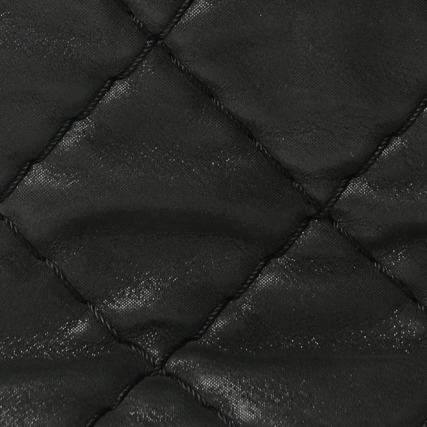 Iridescent Calfskin Quilted Relax CC Camera Case Black