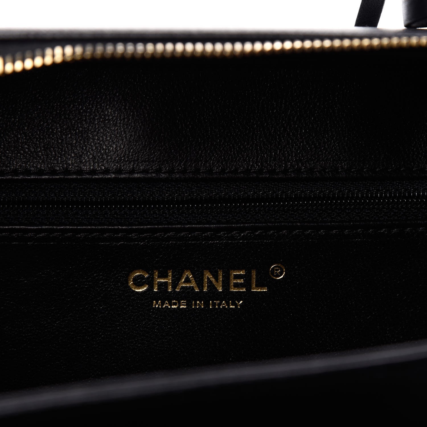 Chanel Caviar Quilted Large CC Filigree Vanity Case Black 6 of 10