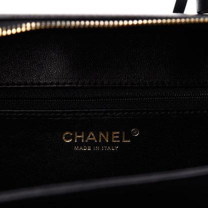 Chanel Caviar Quilted Large CC Filigree Vanity Case Black 6 of 10