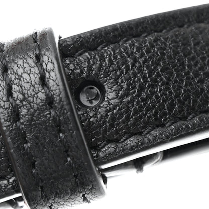 Celine Crocodile Embossed Calfskin Medium Phantom Luggage Black 23 of 24