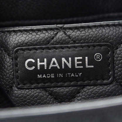 Chanel Caviar Quilted Small CC Box Shopping Tote Black 6 of 9