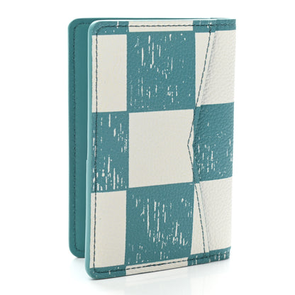 Louis Vuitton Damier Checkerboard Pocket Organizer Teal 3 of 6