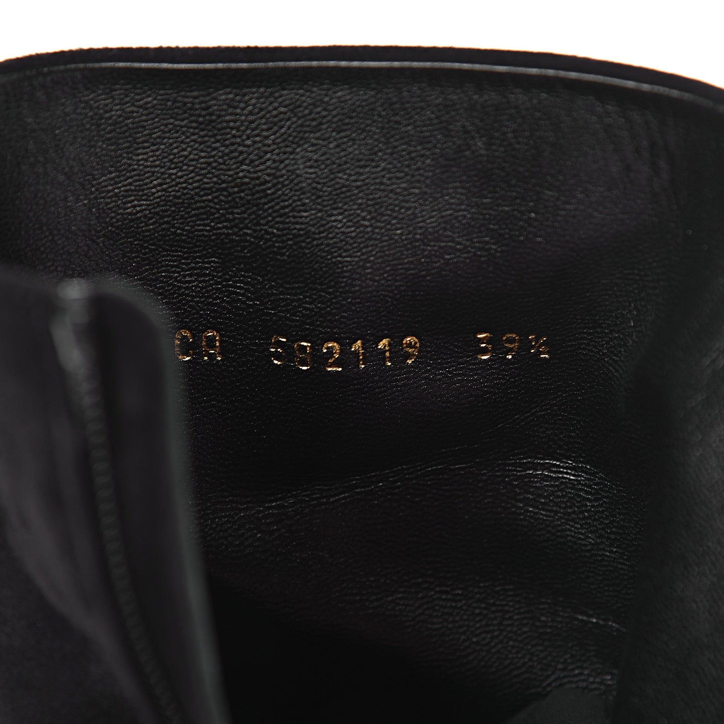 Suede Kiki Ankle 85 Zip Boot 39.5 Black