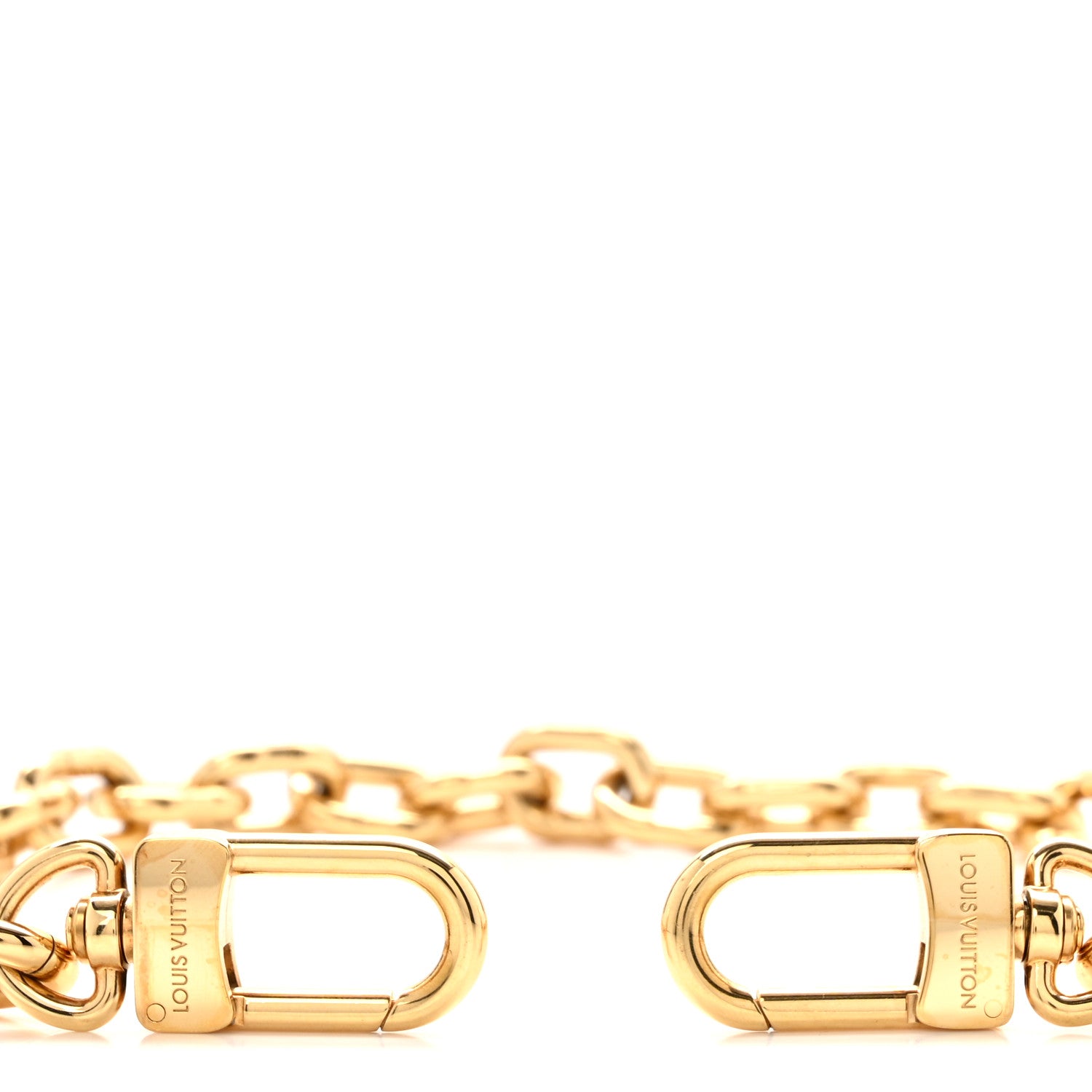 Louis Vuitton Metal Pochette Accessories Chain Strap Gold 1858733