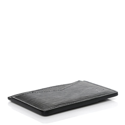 Louis Vuitton Epi Neo Porte-Cartes Card Holder Black 3 of 4