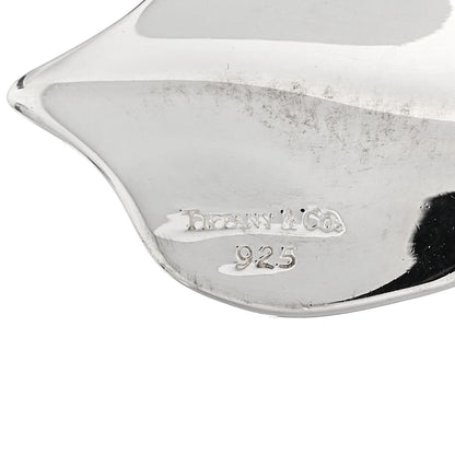 Tiffany Sterling Silver Leaf Pendant Necklace 4 of 4