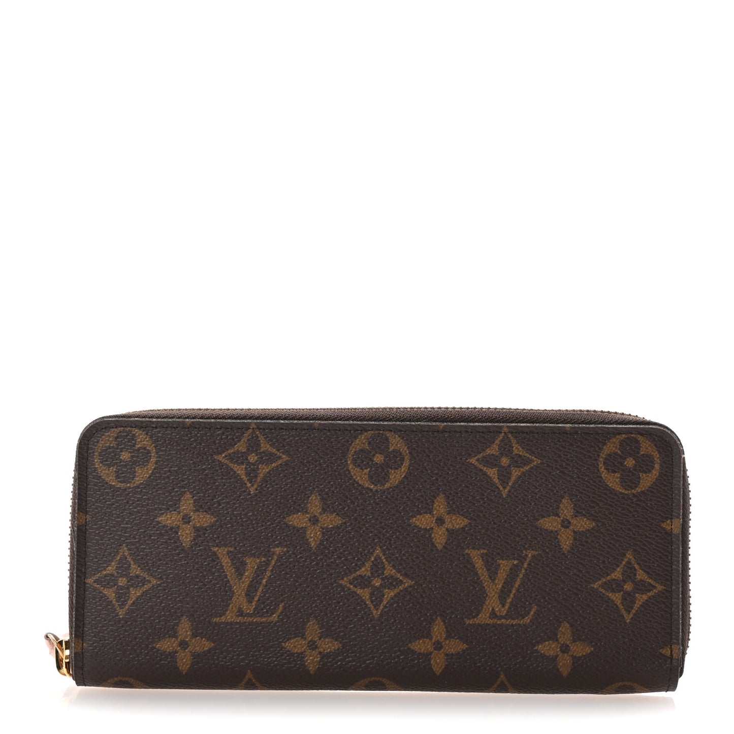 Monogram Clemence Wallet Rose Ballerine