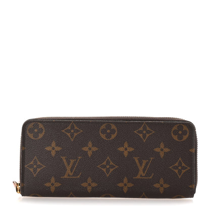 Louis Vuitton Monogram Clemence Wallet Rose Ballerine 1 of 7