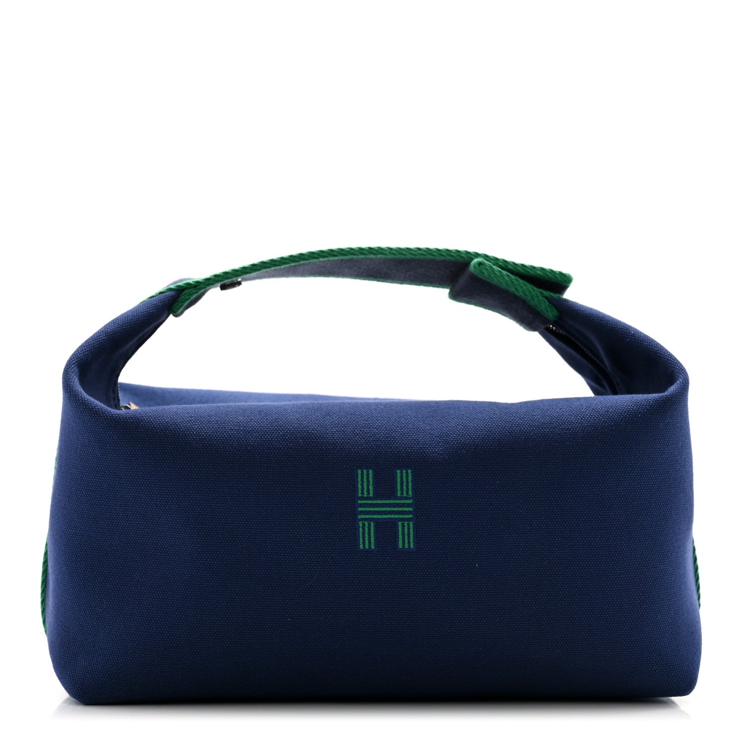 Hermes Canvas Large Bride-A-Brac Pouch Marine 1 of 9