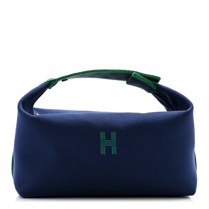Hermes Canvas Large Bride-A-Brac Pouch Marine 1 of 9