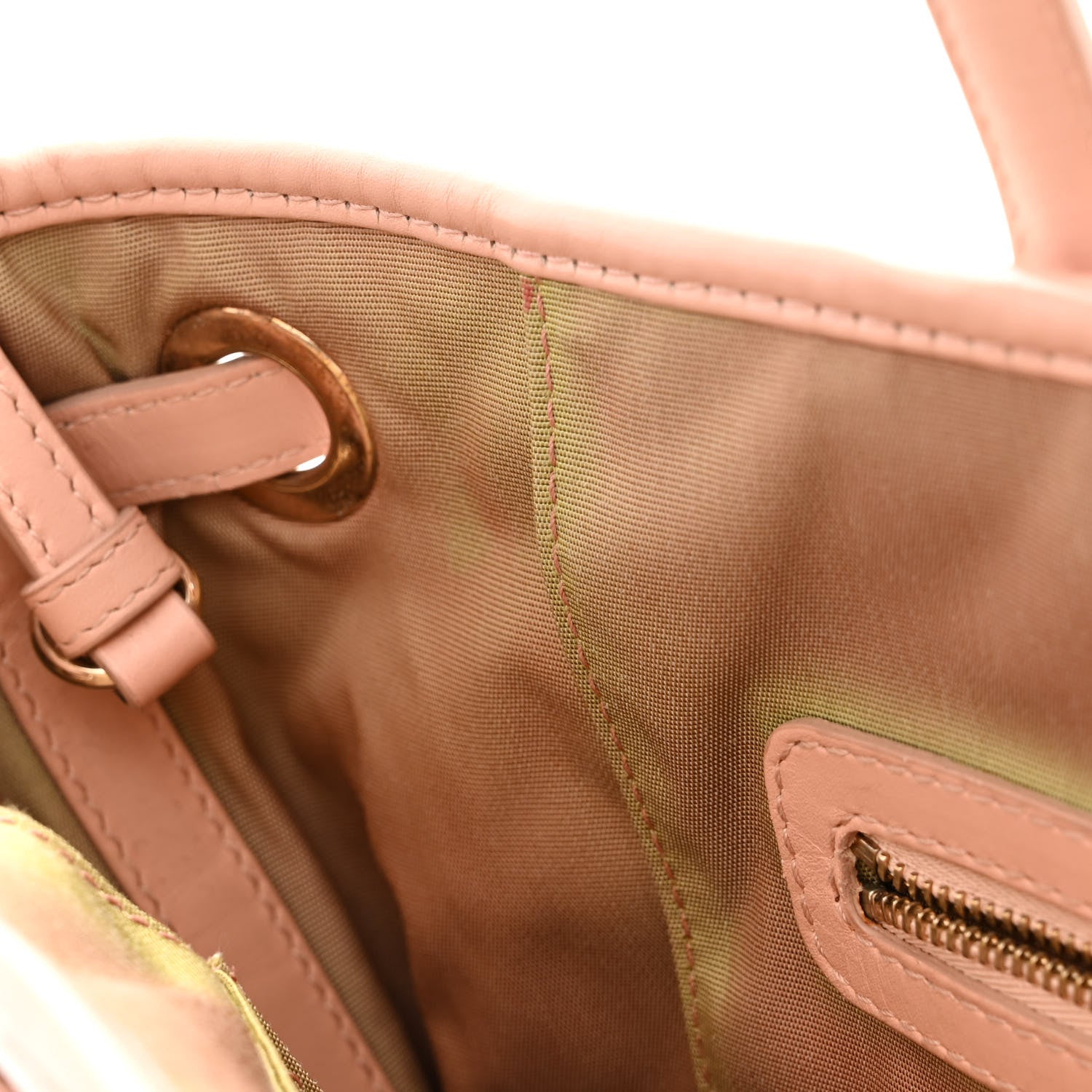 Christian Dior Coated Canvas Cannage Medium Panarea Tote Rosato 12 of 20