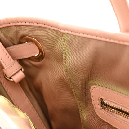 Christian Dior Coated Canvas Cannage Medium Panarea Tote Rosato 12 of 20