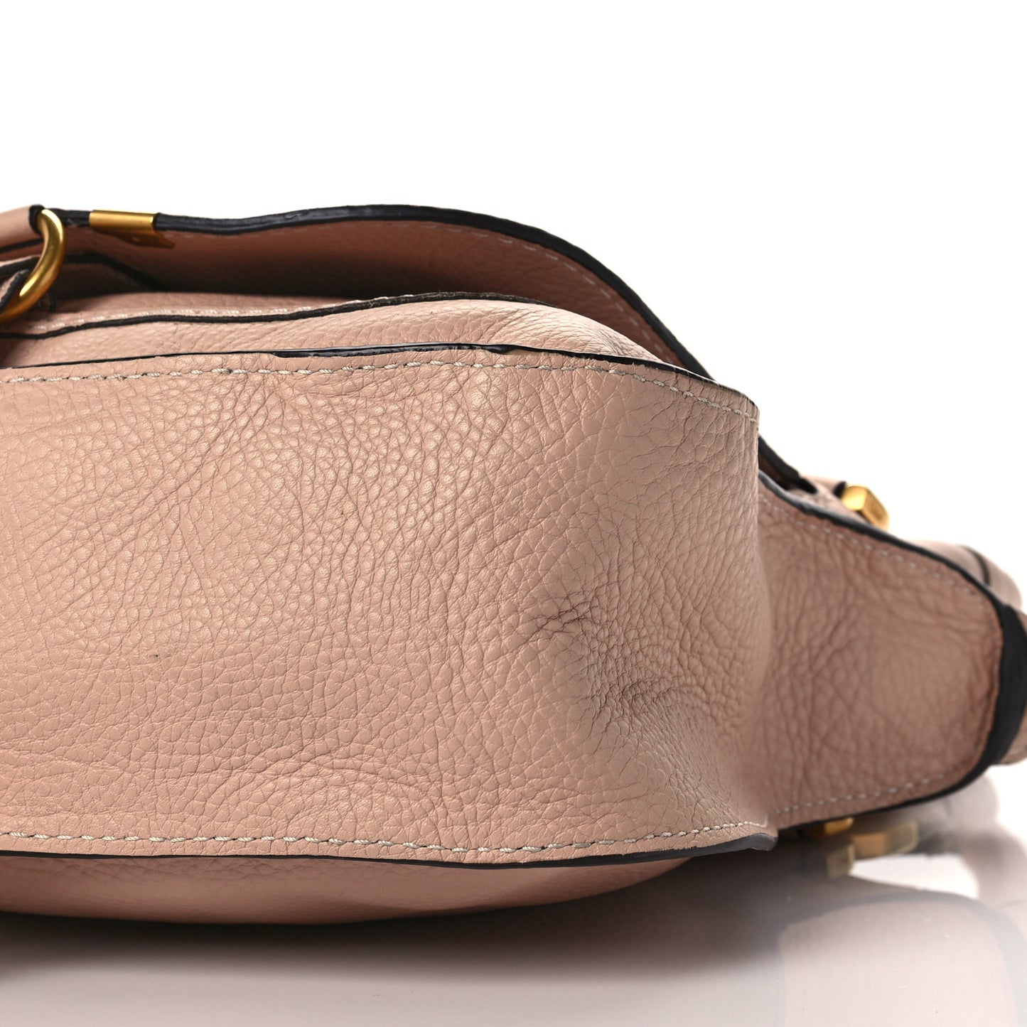 Calfskin Small Marcie Satchel Blush Nude