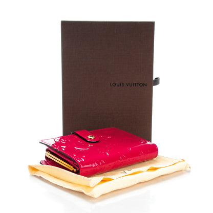 Louis Vuitton Vernis French Purse Wallet Rose Indien 4 of 8