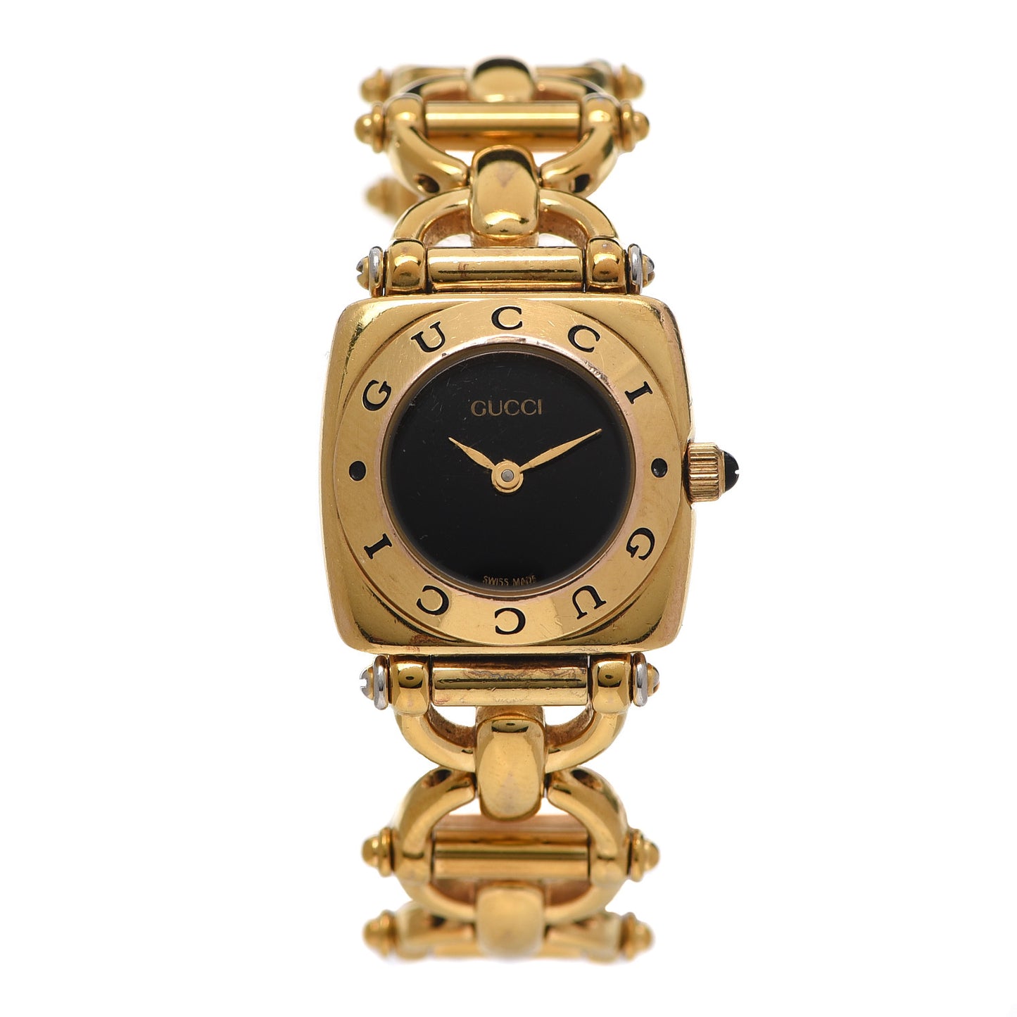Stainless Steel 22mm 6400L Quartz Watch Black