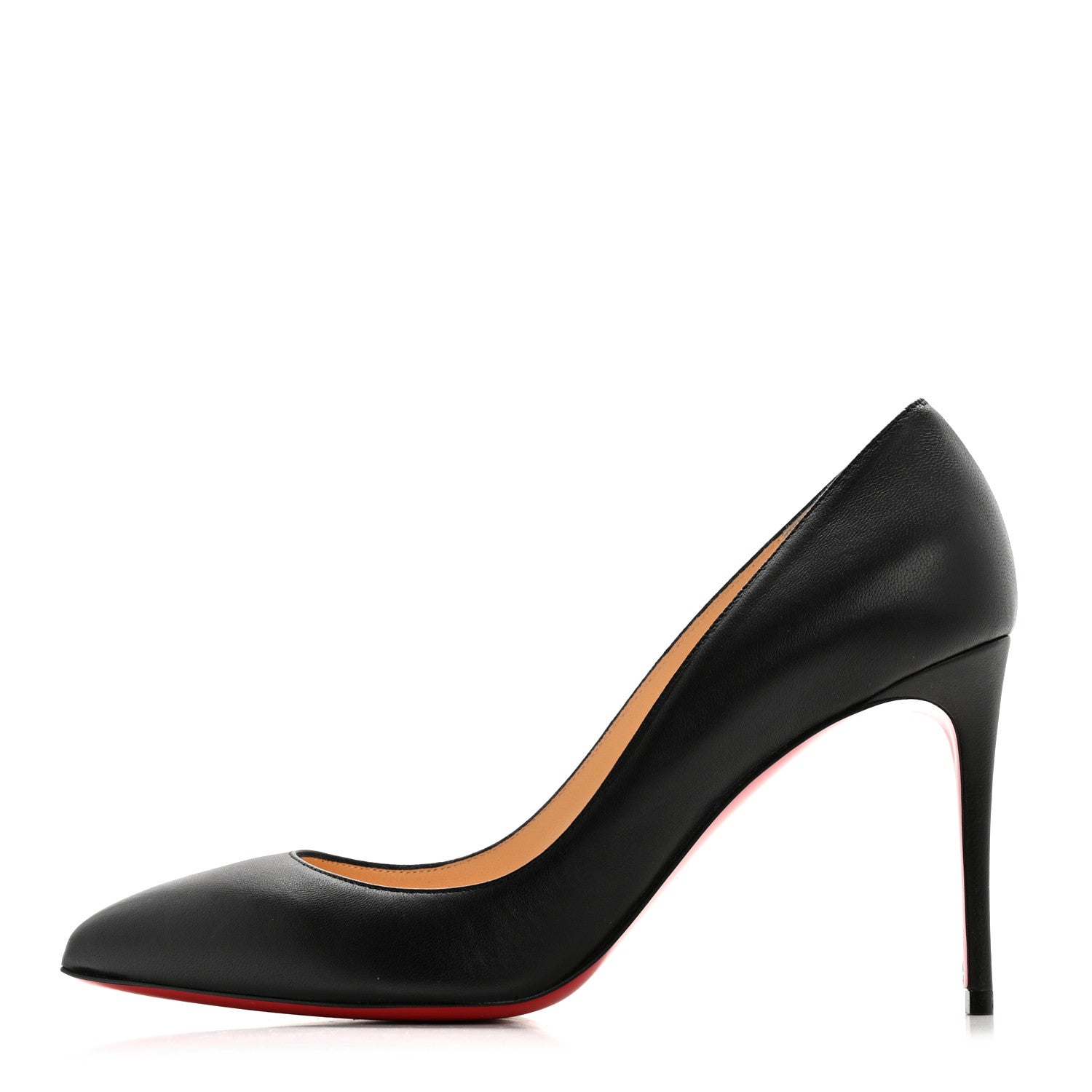Christian Louboutin Shiny Nappa Pigalle Follies 85 Pumps 39 Black 1 of 8