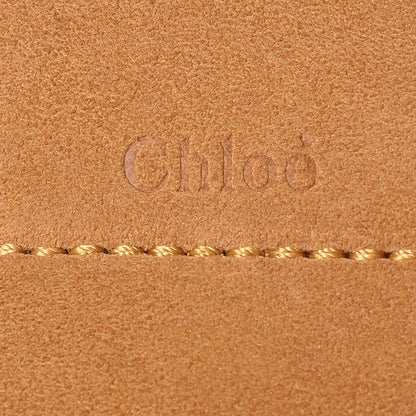 Chloe Suede Medium Lexa Shoulder Bag Mustard Brown 6 of 8