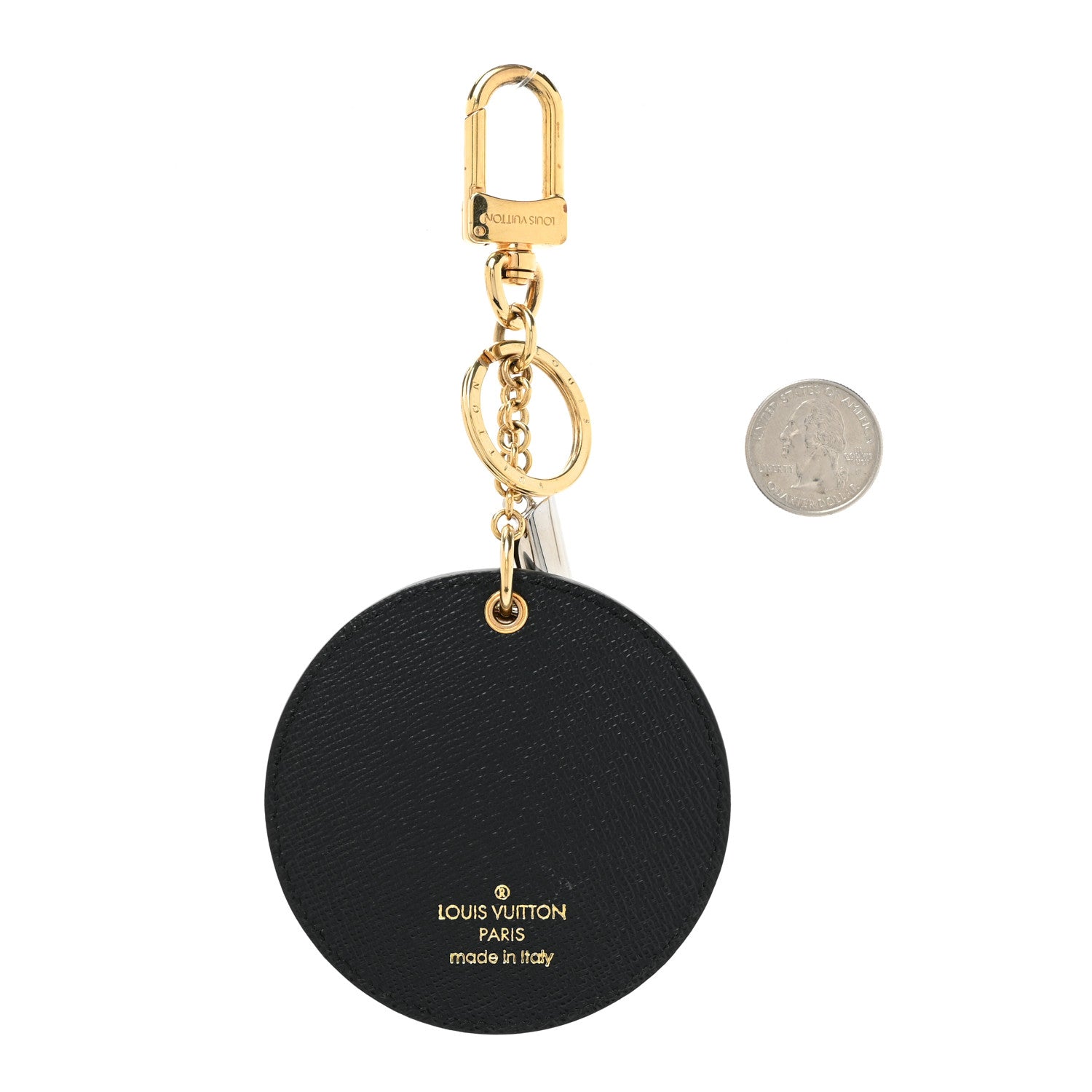 Louis Vuitton Reverse Monogram Night Lights Bag Charm Key Ring 2 of 4