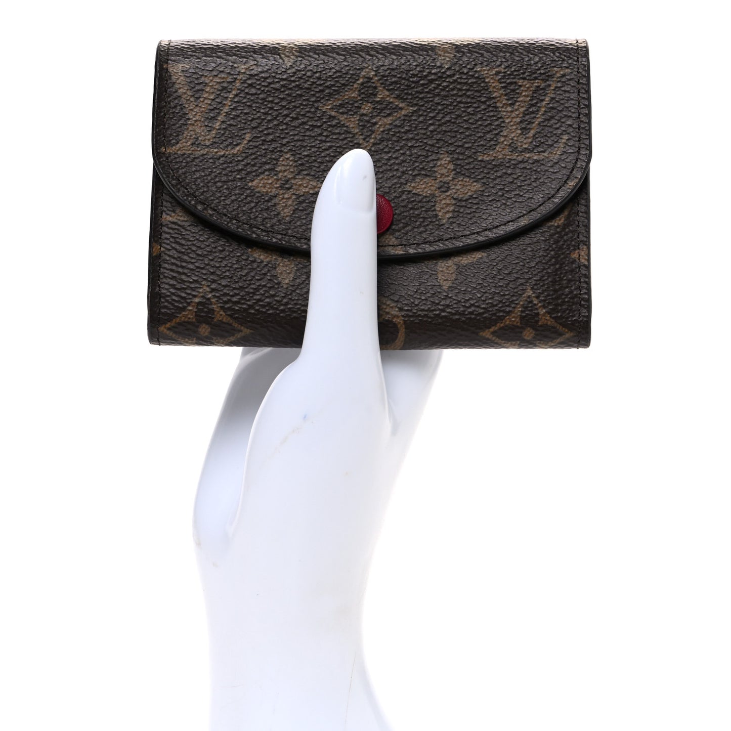 Monogram Rosalie Coin Purse Fuchsia