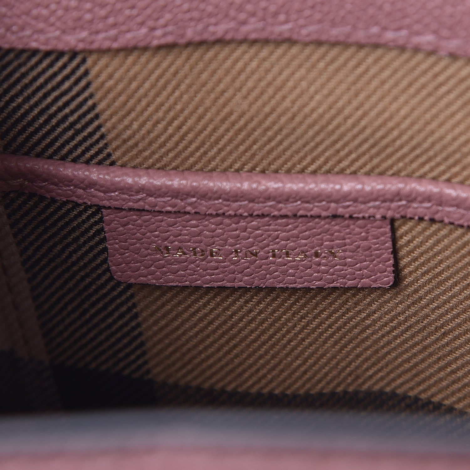Burberry Soft Grain Calfskin Graphic Print Small Buckle Tote Dusty Pink 11 of 12
