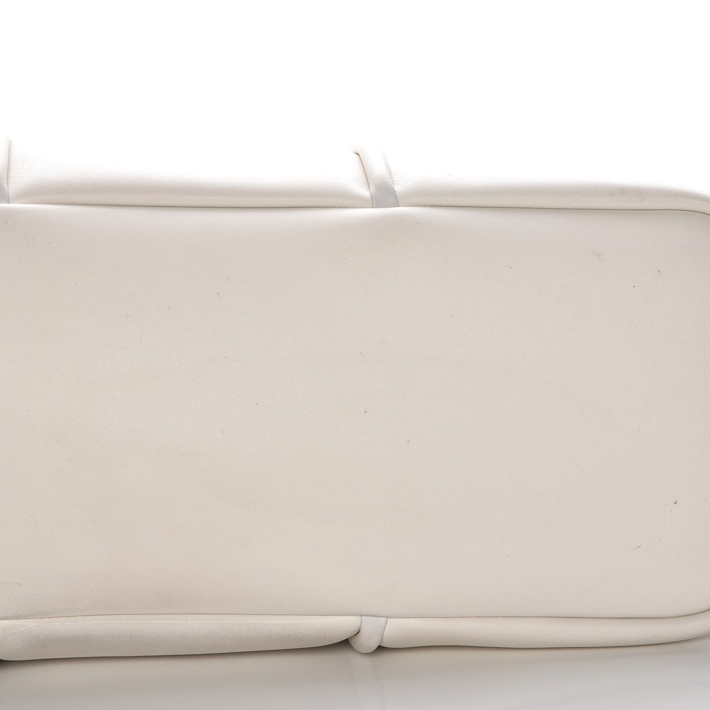Calfskin Tubo Horizontal Tote Chalk