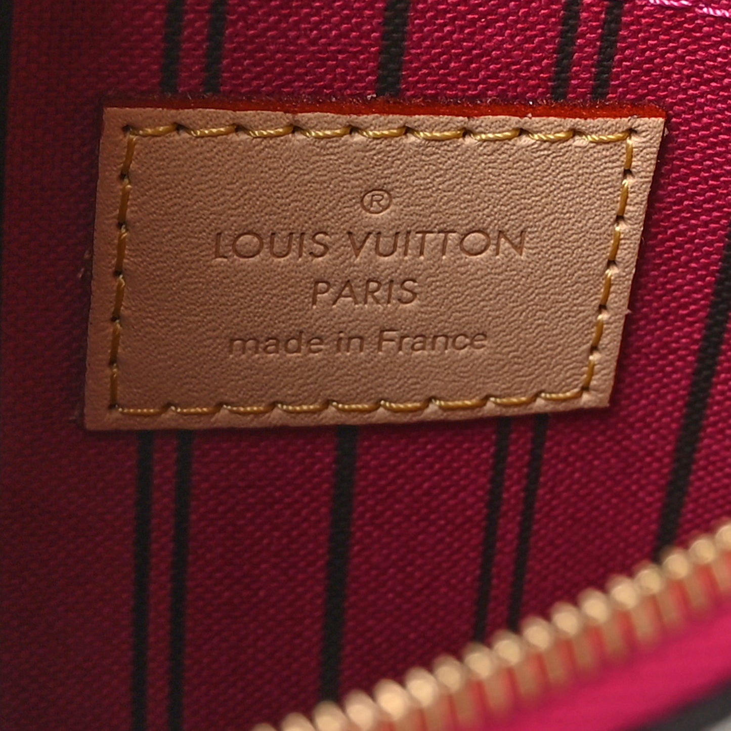 Monogram Neverfull PM Pochette Pivoine
