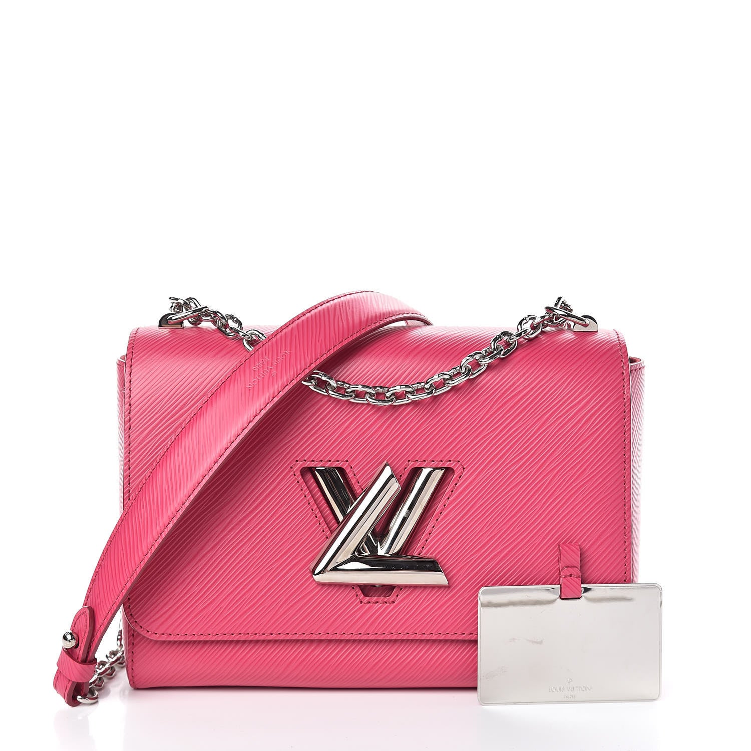 Louis Vuitton Epi Twist Shoulder Bag MM Hot Pink 3 of 11