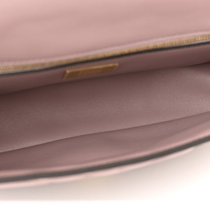 Fendi Nappa FF 1974 Embossed Baguette Mauve 5 of 11