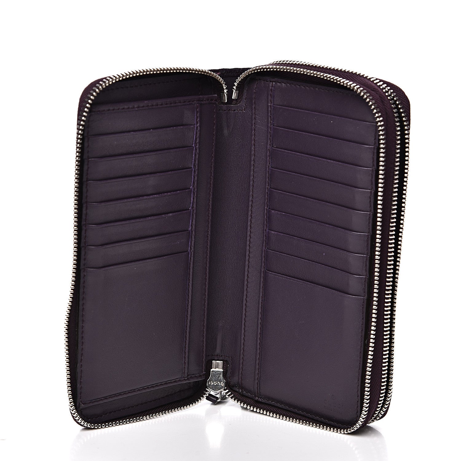Gucci Microguccissima Zip Around Wallet Purple 4 of 13